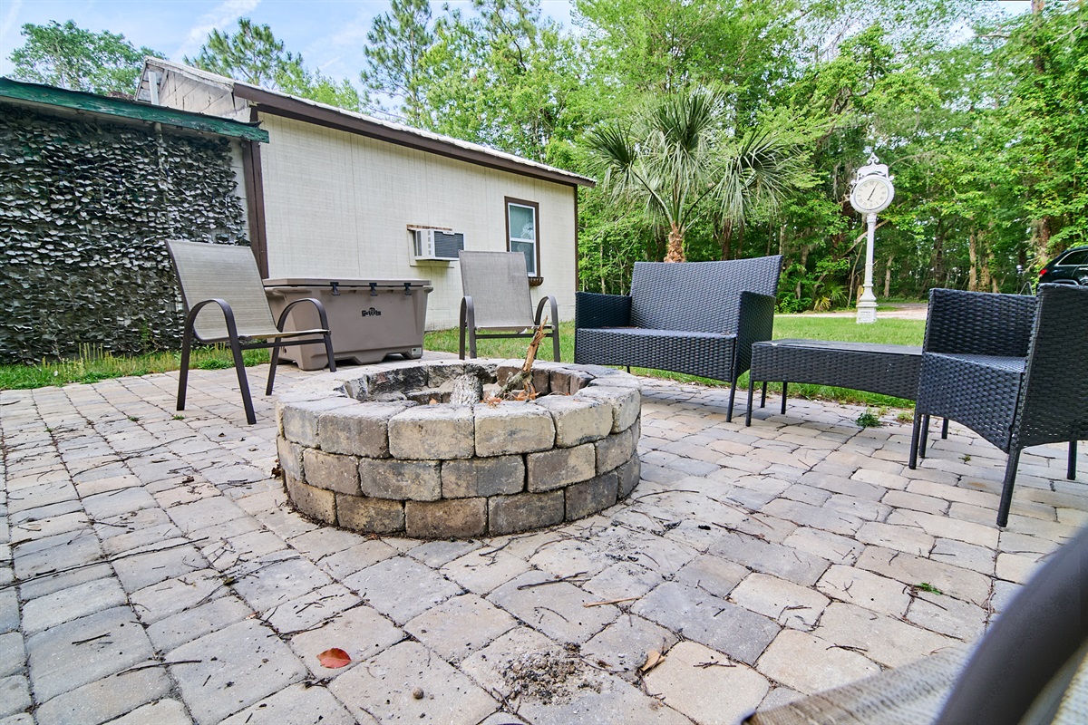 Exterior with Fire Pit