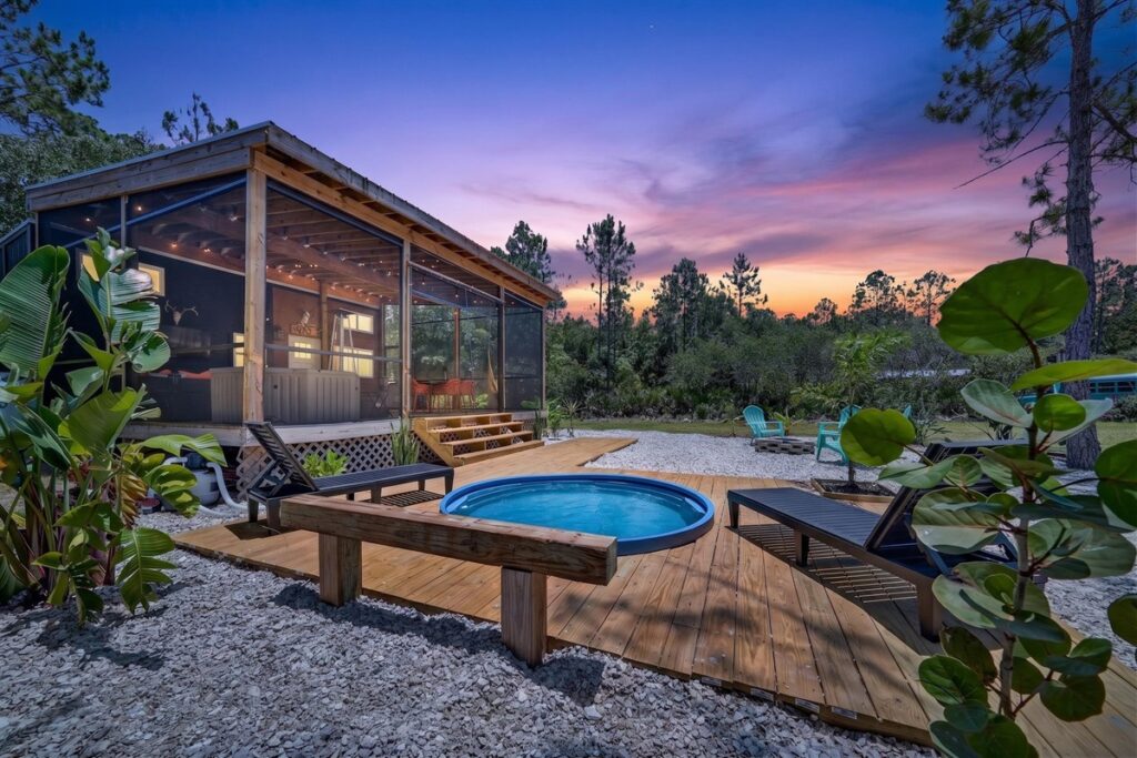 Pool at Sunset